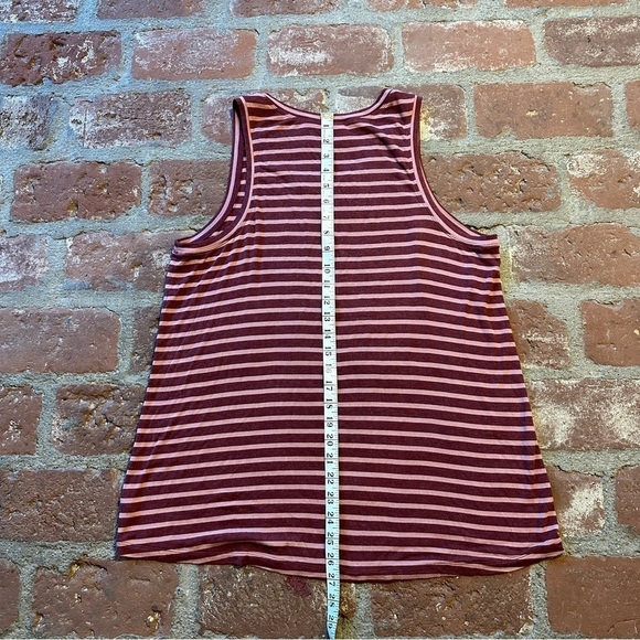 Cabi Tank Women's Soft Stretchy Medium Mulberry pink striped Limited Release - Picture 14 of 16
